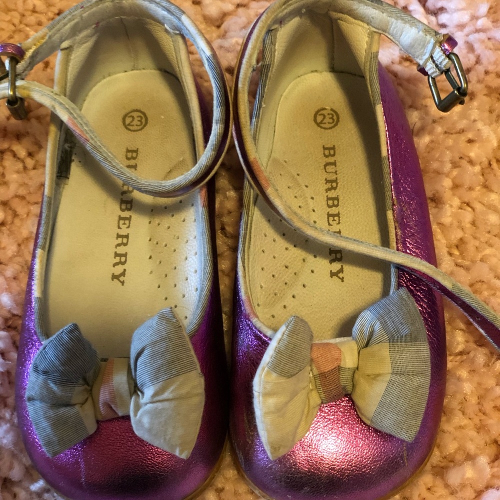 Authentic Burberry toddler shoes